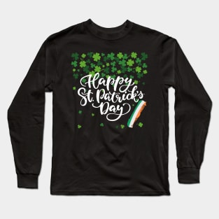 happy saint patrick's day - elegant Long Sleeve T-Shirt